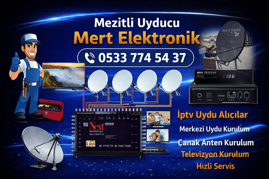 Televizyon Kurulum | TV Duvara Montaj ve Kanal Ayarı Mezitli Mersin